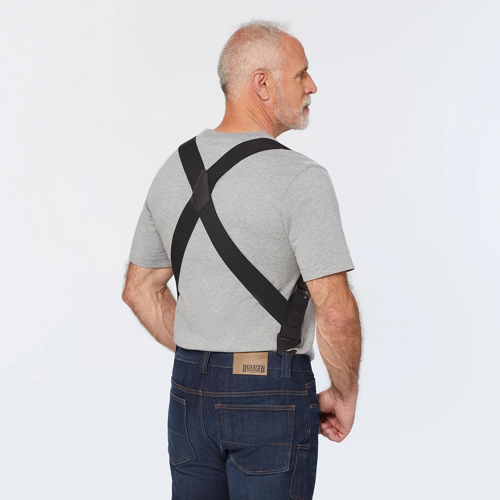 Men's Belt Loop Clip Suspenders