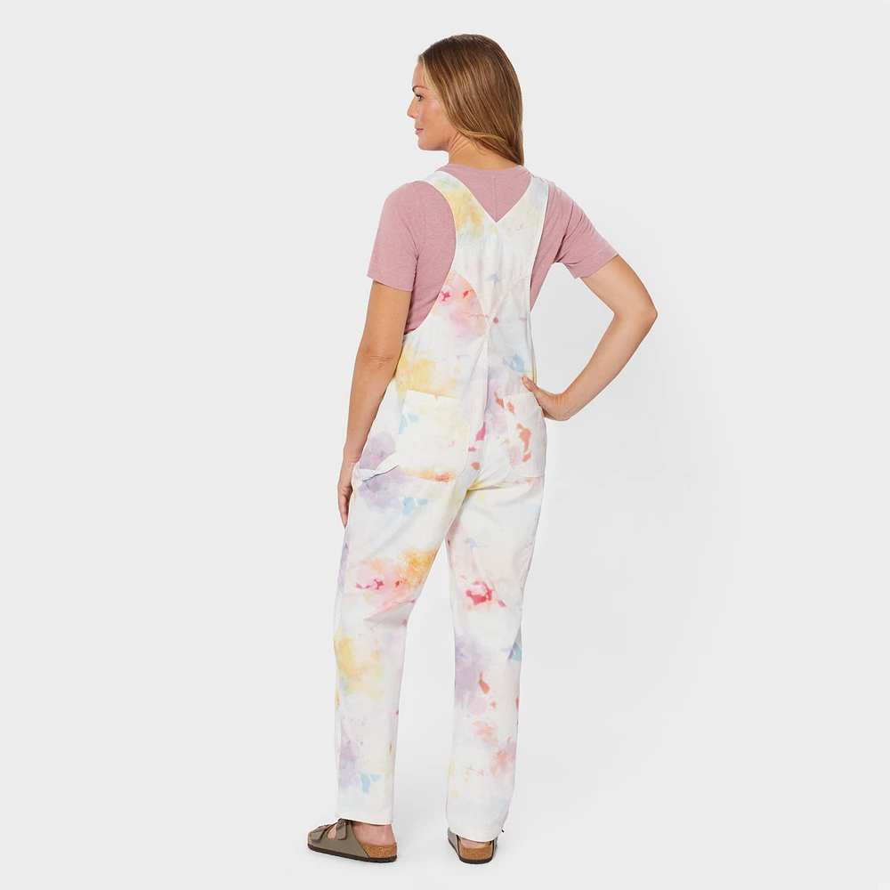 Women's Wild Card Cotton Canvas Bib Overalls