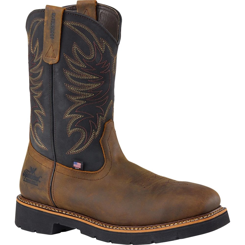 Men's Thorogood Steel Square Toe WP Wellingtons