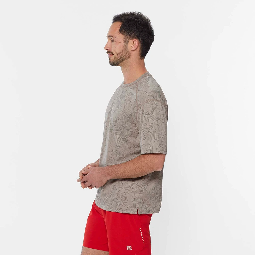 Men's AKHG Tun-Dry Relaxed Fit Short Sleeve T-Shirt