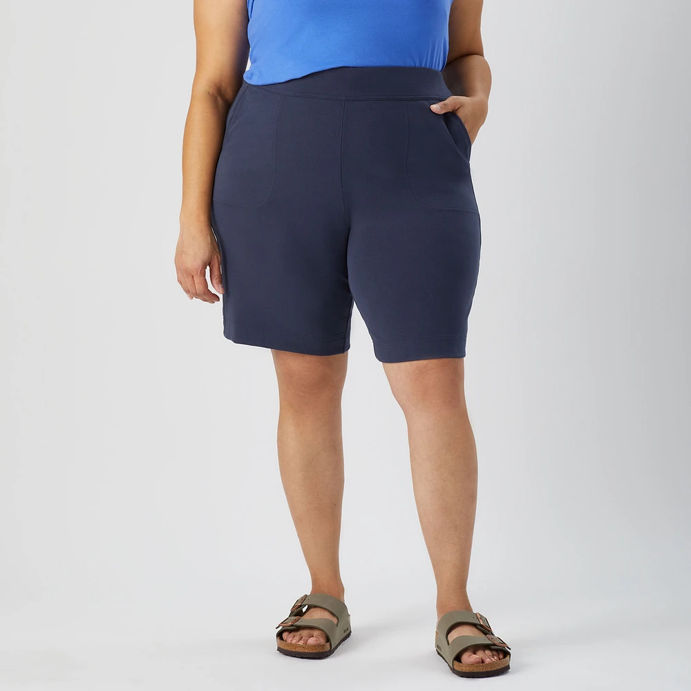 Women's Plus NoGA Naturale Pull-On 10" Shorts