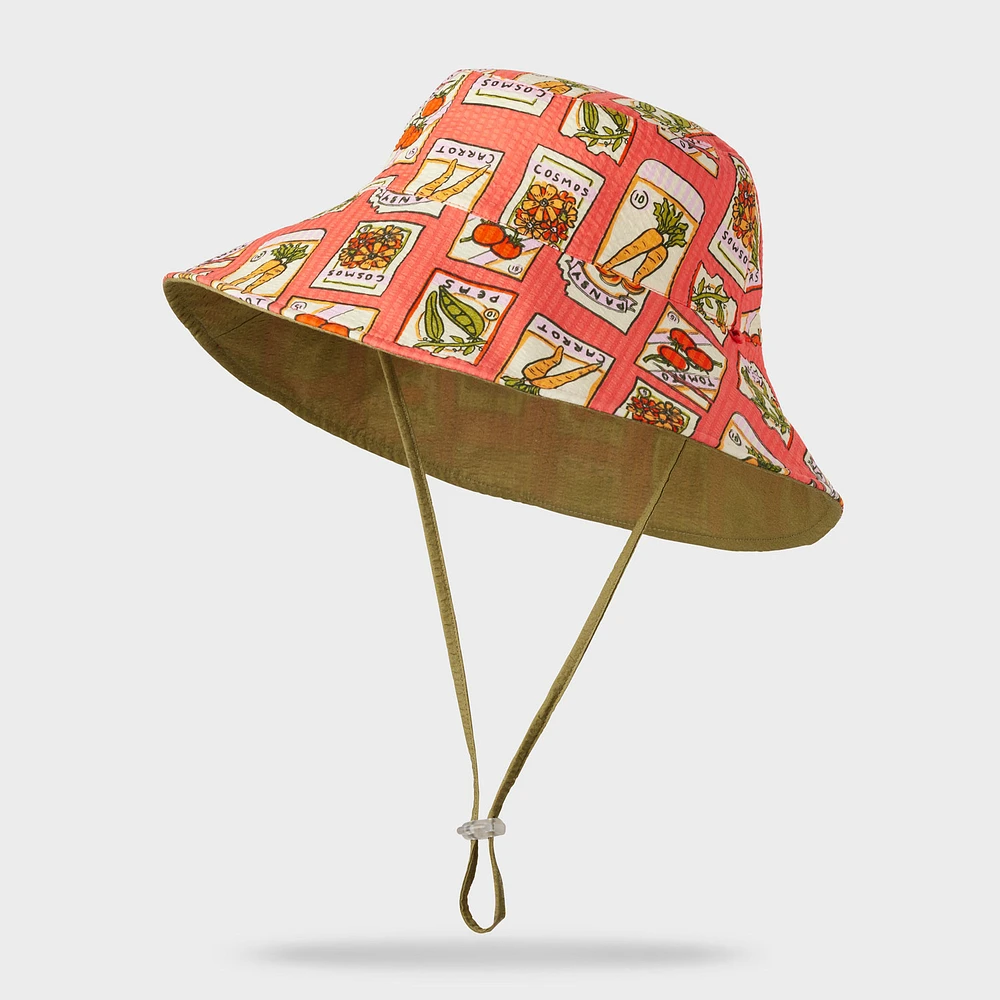 Women's Reversible Garden Bucket Hat