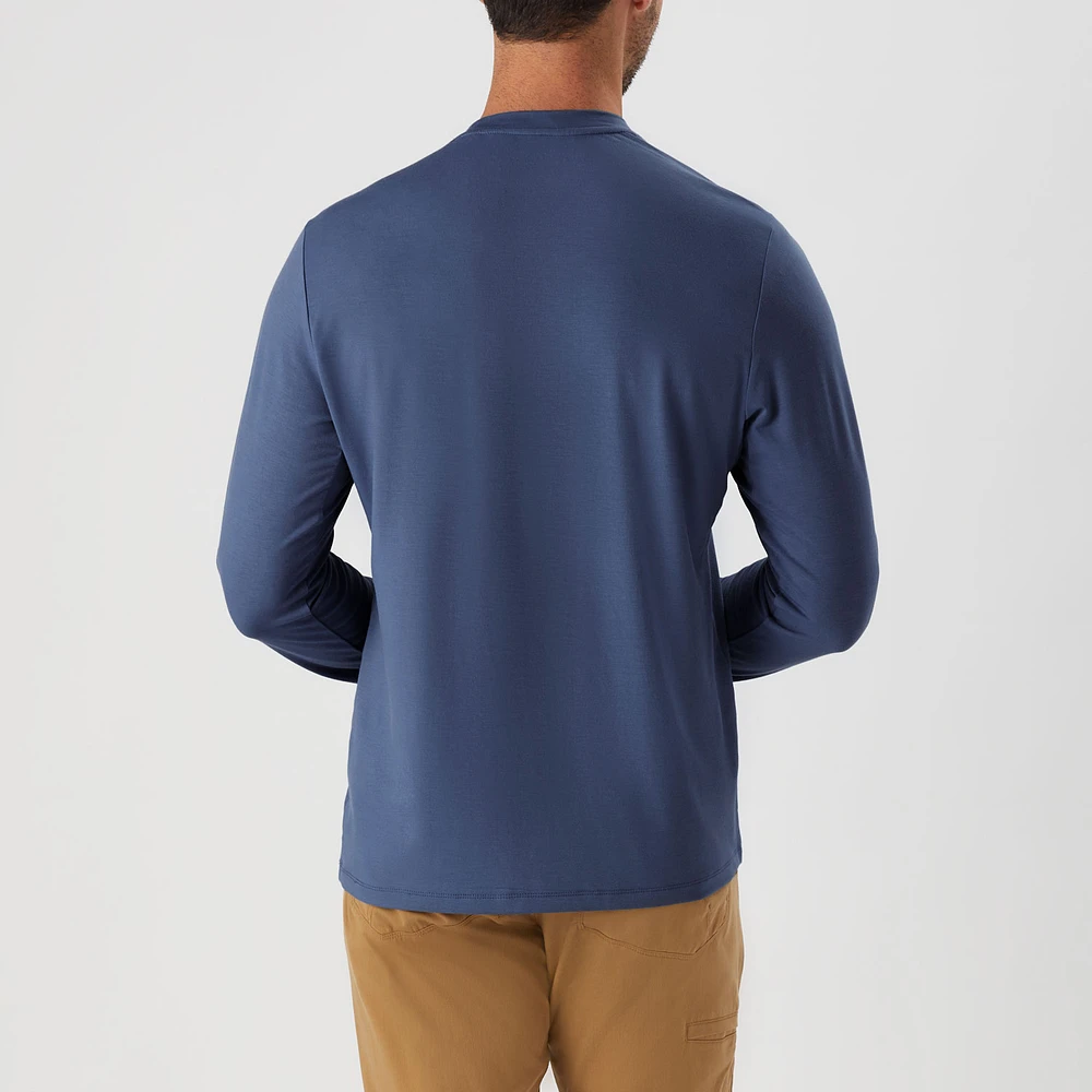 Men's AKHG Renew Bamboo Long Sleeve Crew