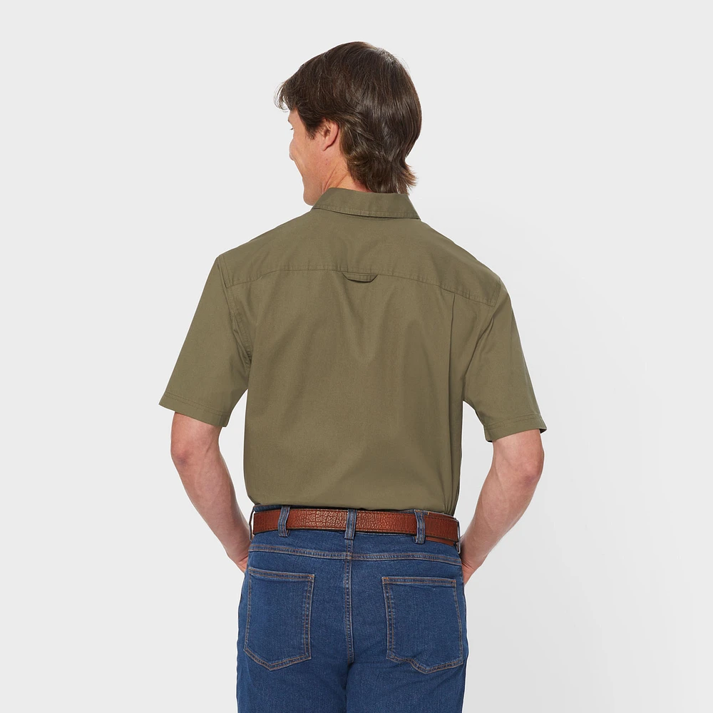 Men's 40 Grit Twill Short Sleeve Work Shirt
