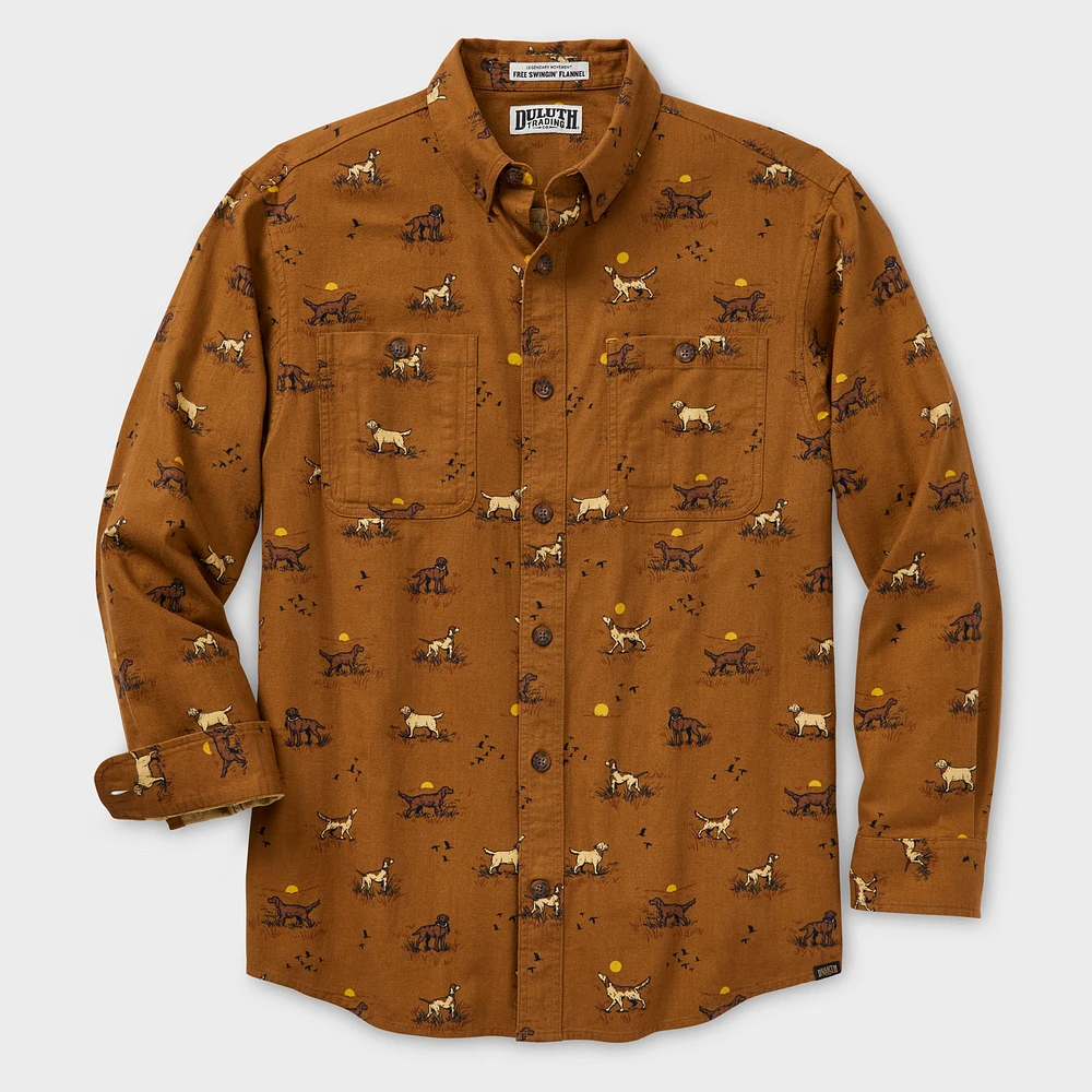Men's Free Swingin' Flannel Slim Fit Shirt