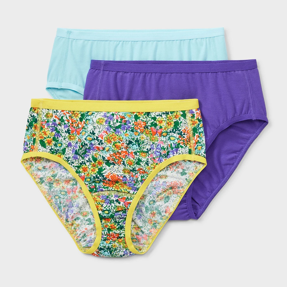 Women's Free Range Organic Cotton Briefs 3-Pack