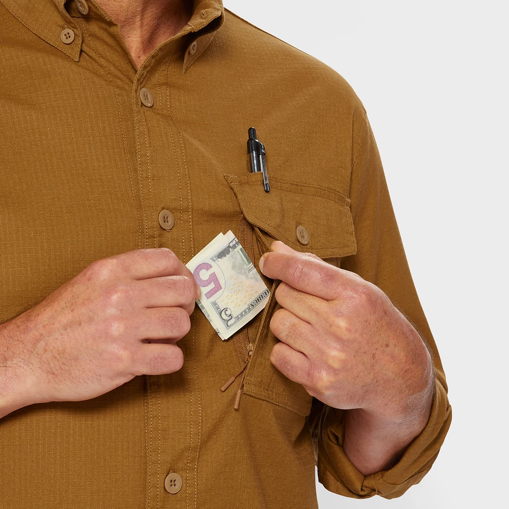Men's Hempstop Relaxed Fit Long Sleeve Shirt