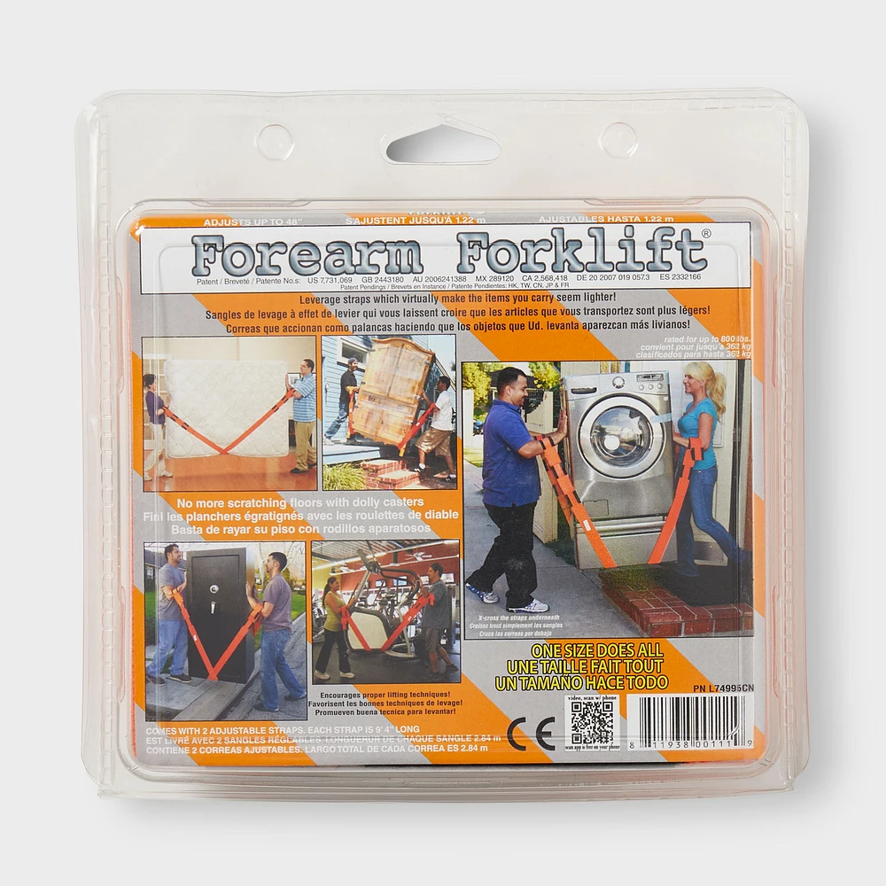 Forearm Forklift Lifting Straps