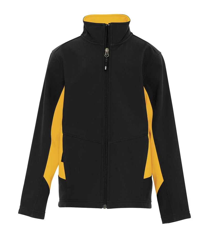 Y7604 - COAL HARBOUR EVERYDAY COLOUR BLOCK SOFT SHELL YOUTH JACKET
