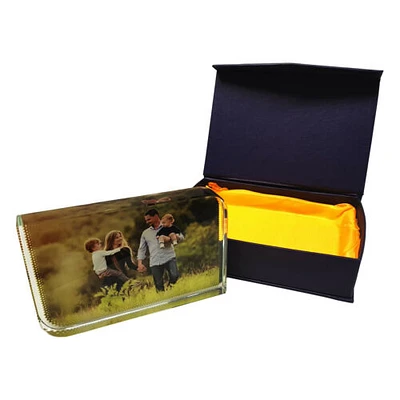 Glass Crystal Photo Blocks with Gift Box