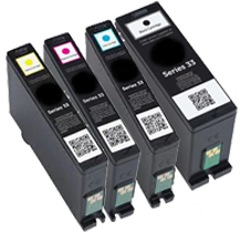 DELL Series 31 / 32 / 33 / 34 Ink / Inkjet Cartridge Set Black Cyan Yellow Magenta Extra High Yield