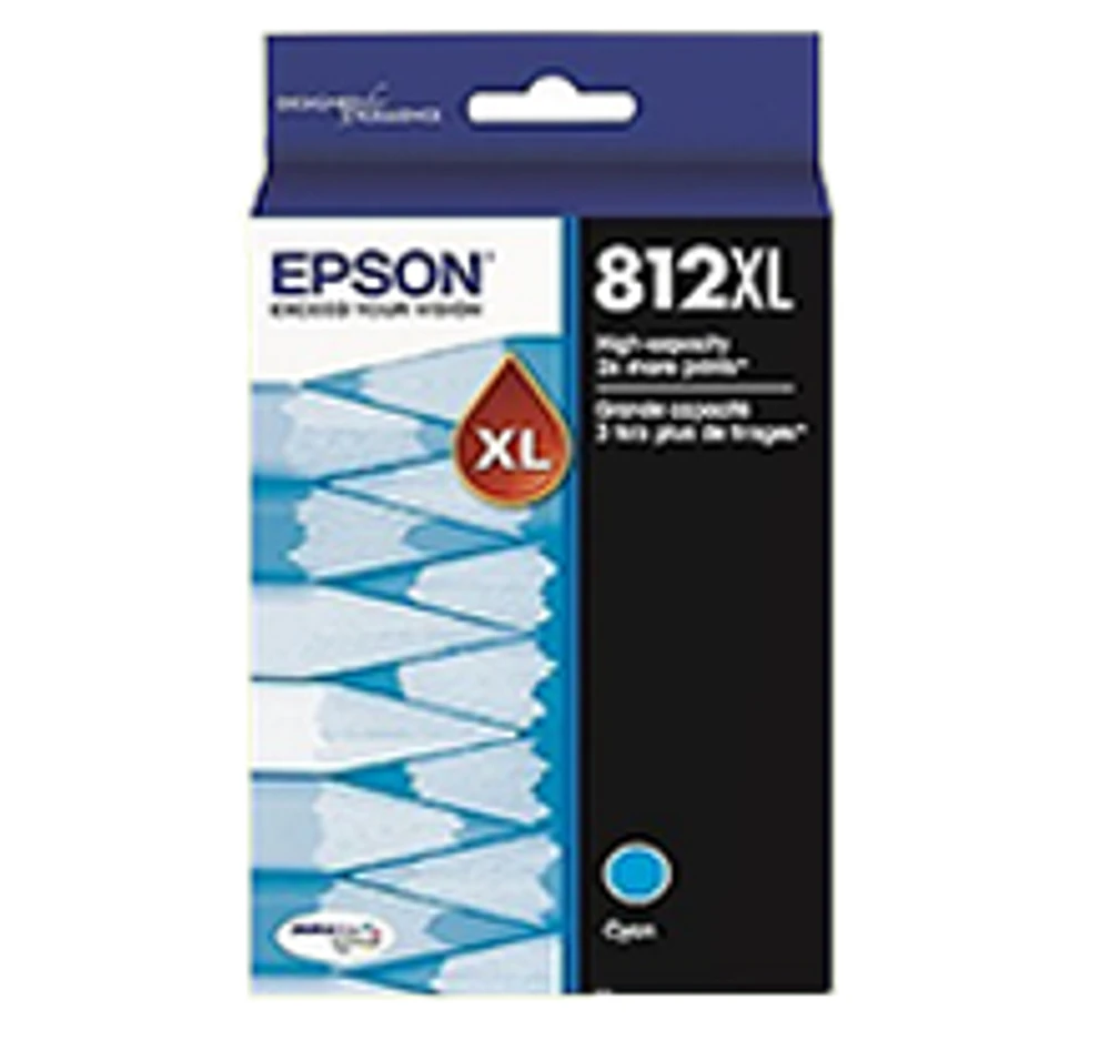 Epson T812XL220 Cyan Ink / Inkjet Cartridge High Yield