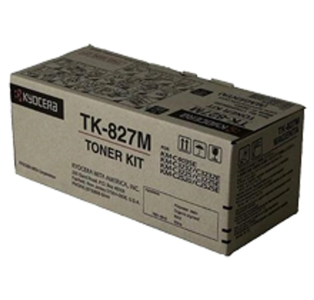 KYOCERA MITA TK827M Laser Toner Cartridge Magenta