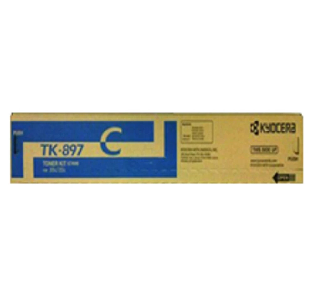 KYOCERA TK897C Laser Toner Cartridge Cyan