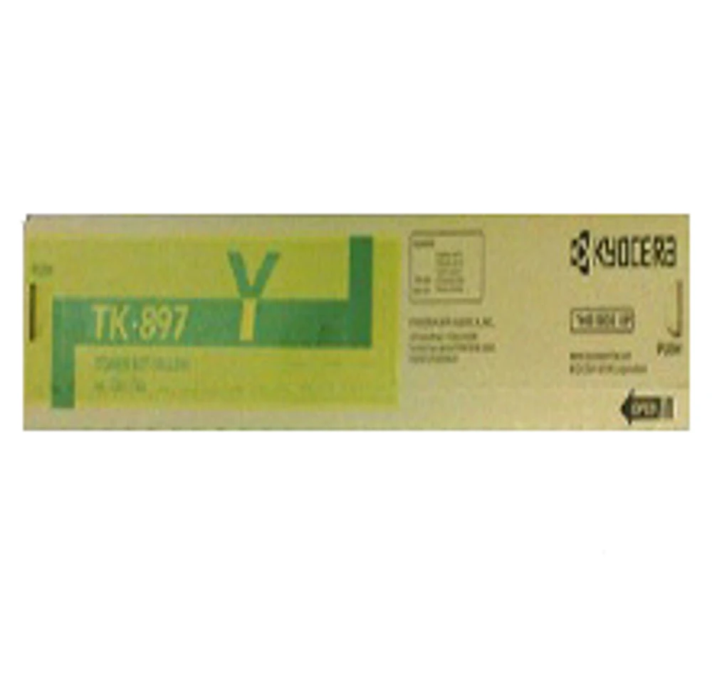 KYOCERA TK897Y Laser Toner Cartridge Yellow