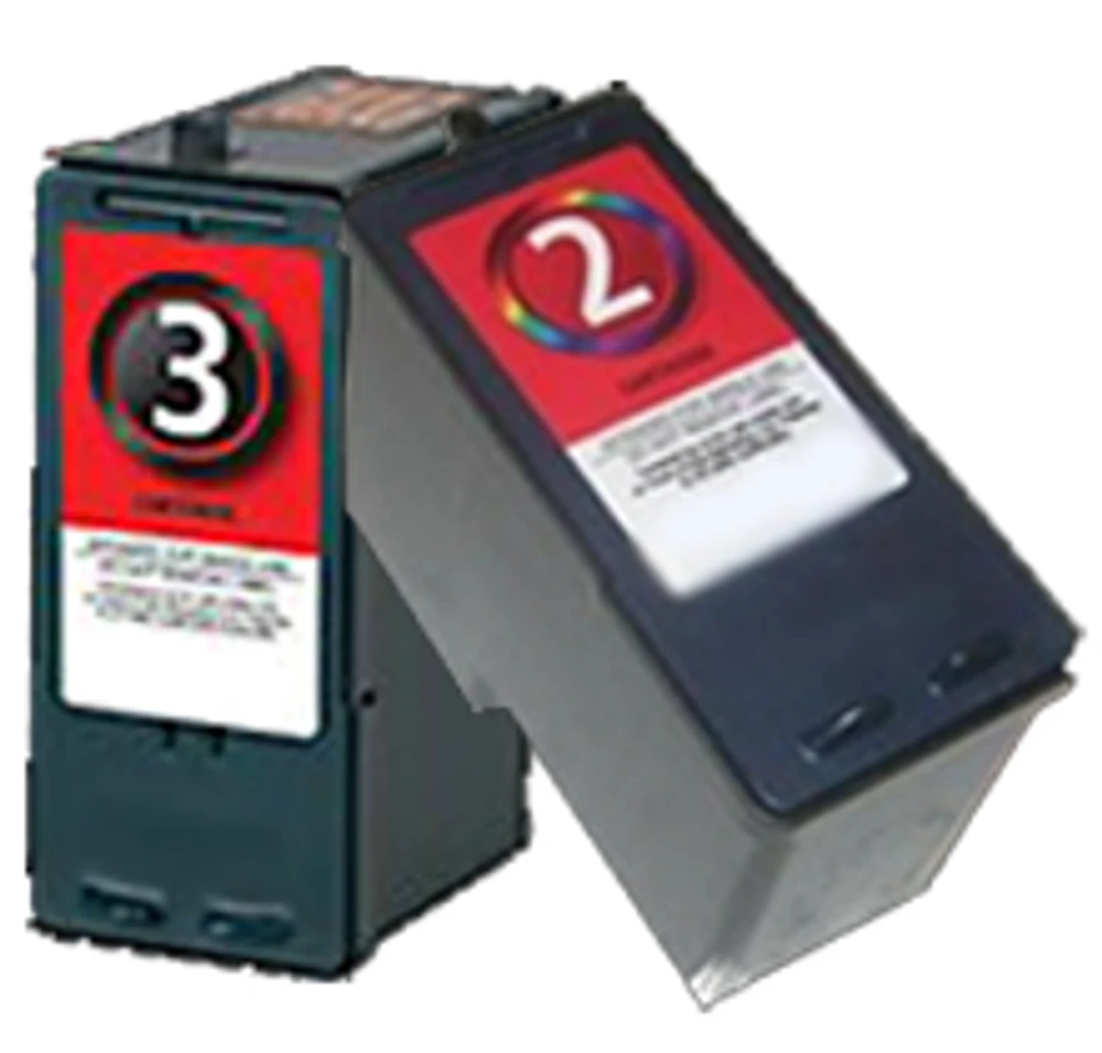 Lexmark 18C1530 / 18C0190 #2 / #3 Ink / Inkjet Cartrdige Combo Pack Black Tri-Color