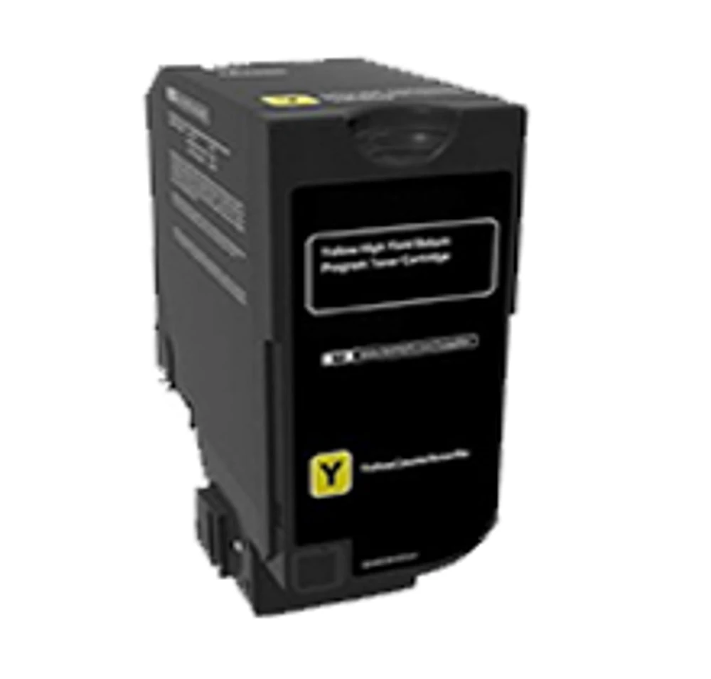 MADE IN CANADA Lexmark IBM 74C1SY0 Yellow Laser Toner Cartridge
