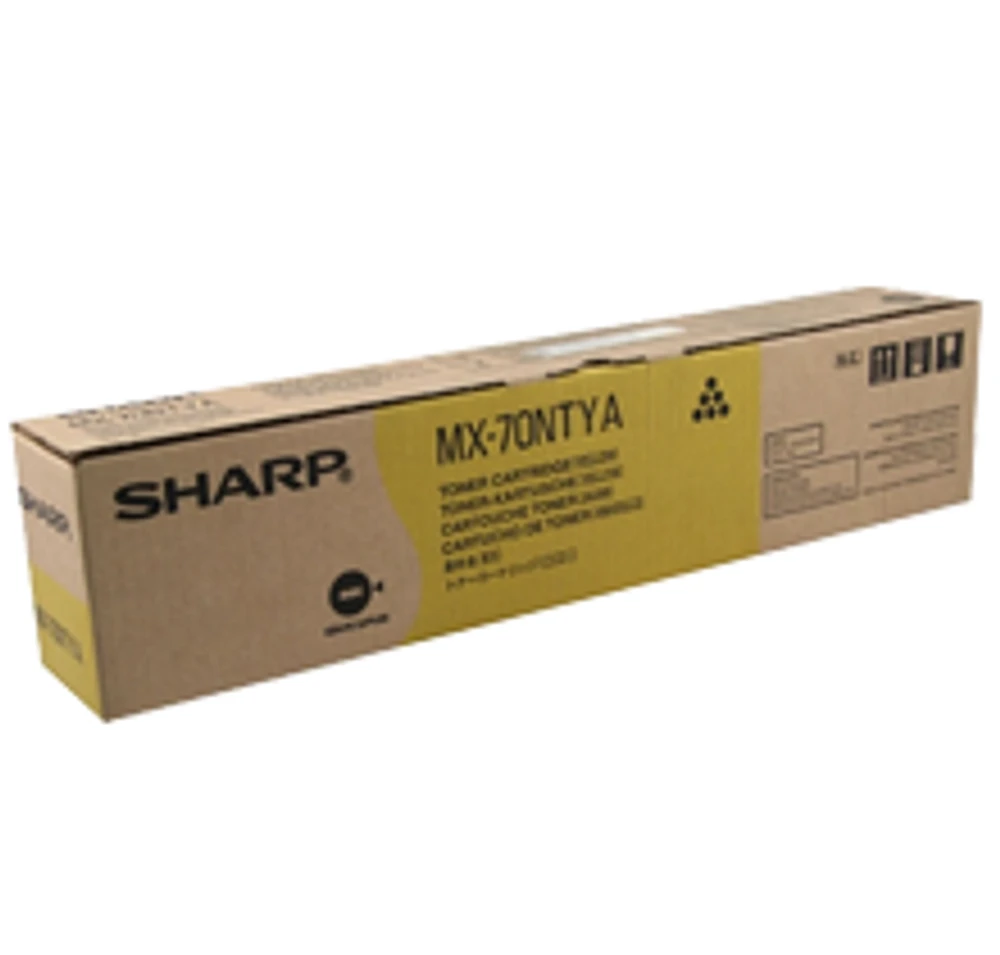 Sharp MX70NTYA Laser Toner Cartridge Yellow