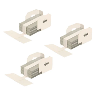 TOSHIBA Staple-3100 Saddle Stitch Staples 3 Per Box