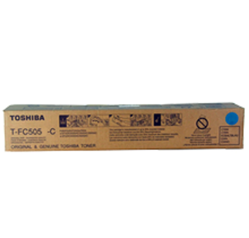 TOSHIBA TFC505UC Laser Toner Cartridge Cyan