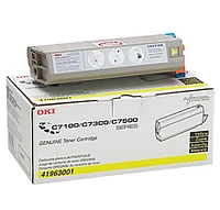 Okidata 41963001 Laser Toner Cartridge Yellow