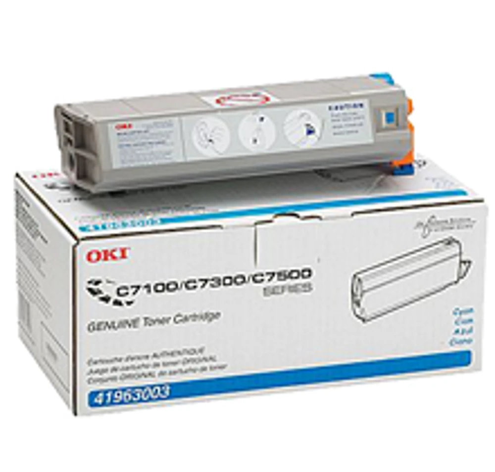 Okidata Laser Toner Cartridge Cyan