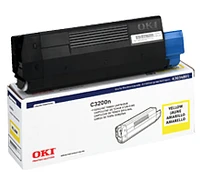 Okidata 43034801 Laser Toner Cartridge Yellow