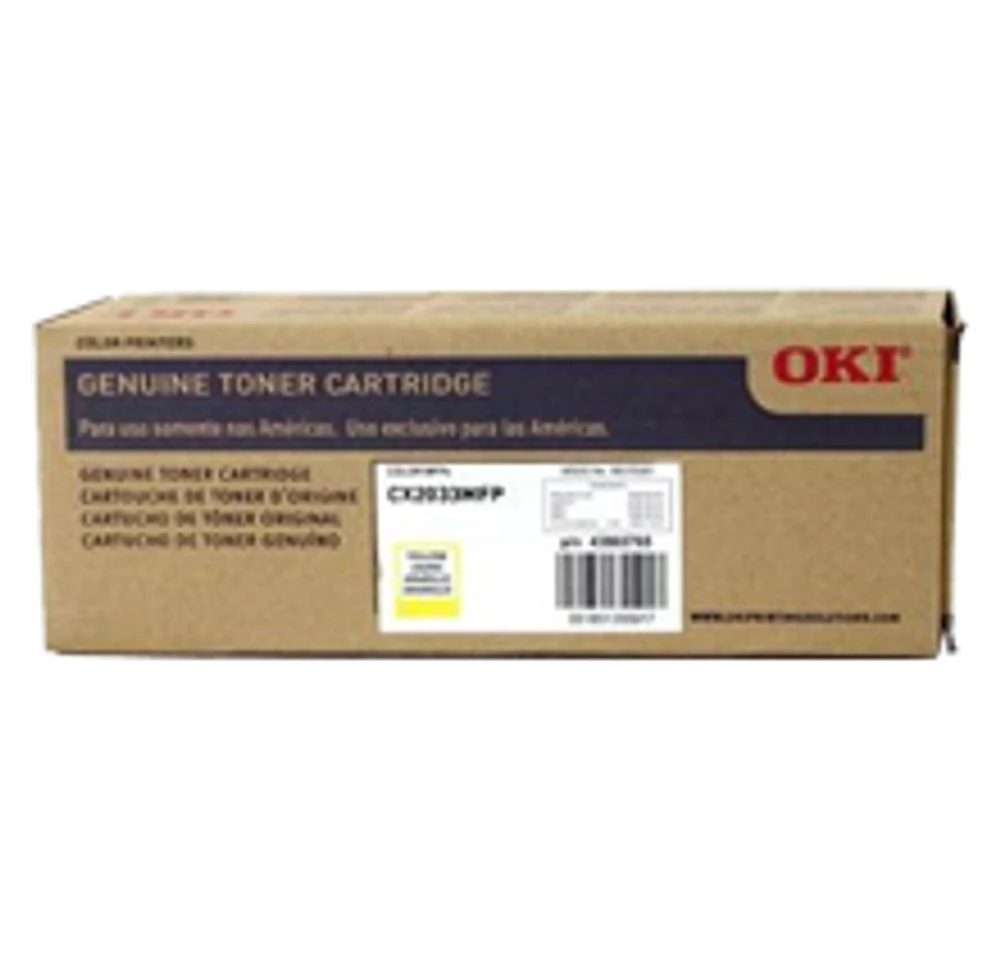 Okidata Laser Toner Cartridge Yellow