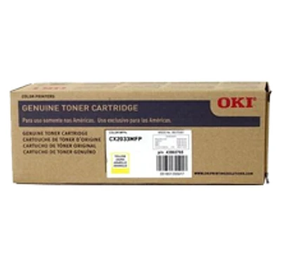 Okidata Laser Toner Cartridge Yellow
