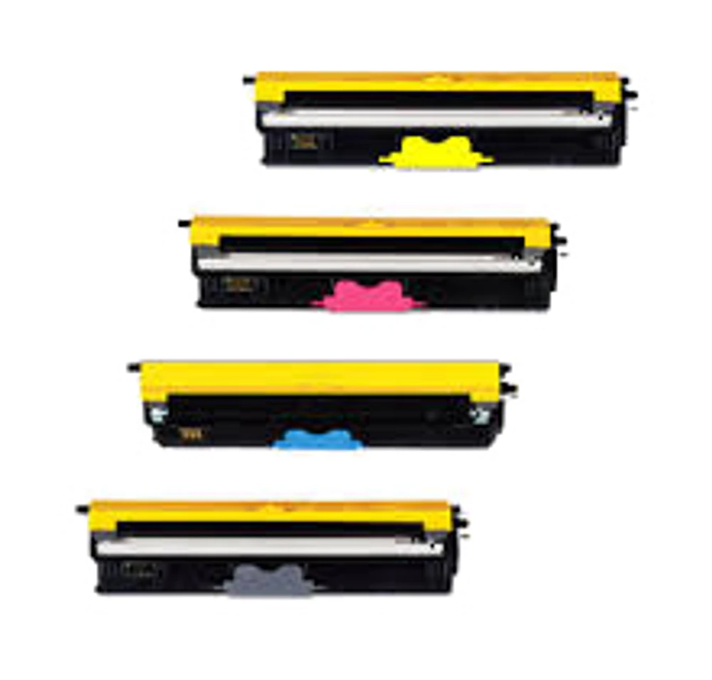 Okidata C110 Laser Toner Cartridge Set Black Cyan Magenta Yellow
