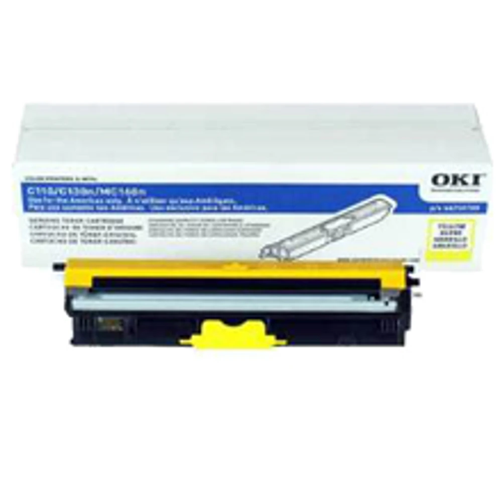 Okidata 44250713 Laser Toner Cartridge Yellow