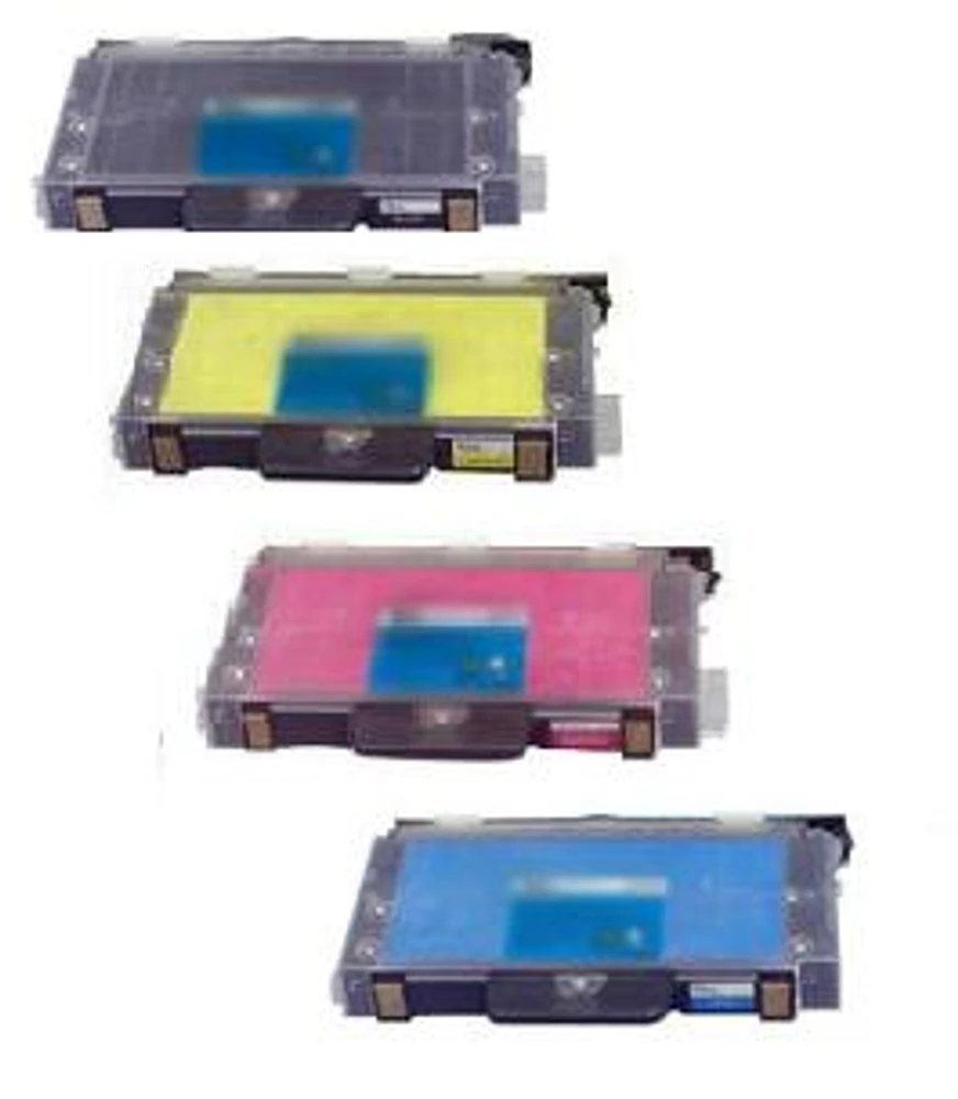 Panasonic KX-PDP Laser Toner Cartridge Set Black Cyan Yellow Magenta