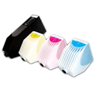 Ricoh 3800 Laser Toner Cartridge Set Black Cyan Yellow Magenta