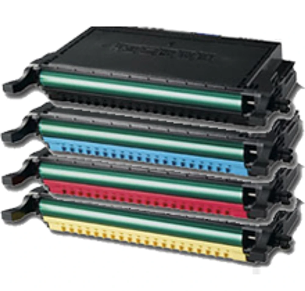 Compatible with Samsung CLP-660B High Yield Laser Toner Cartridge Set Black Cyan Yellow Magenta