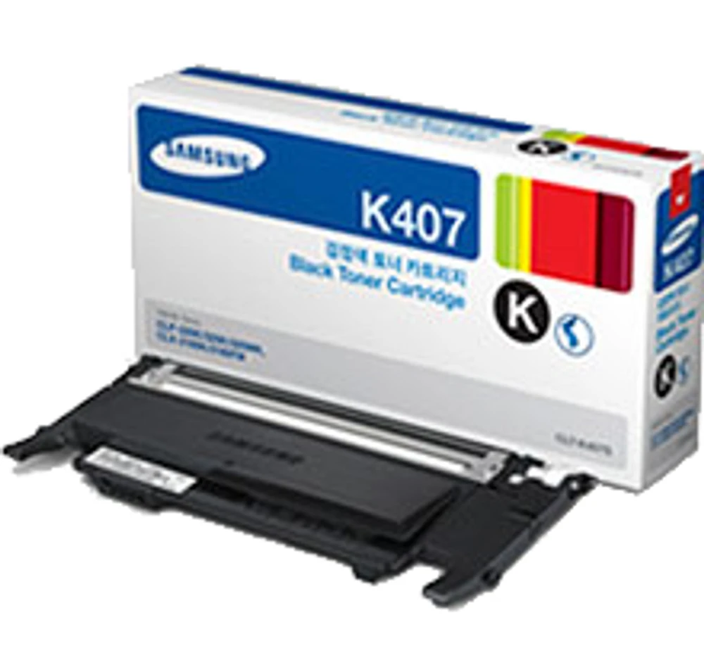 Samsung CLT-K407S Laser Toner Cartridge Black