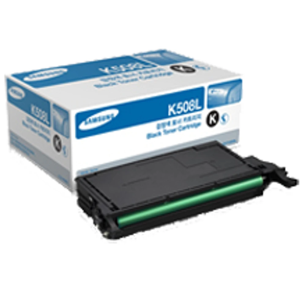 Samsung CLT-K508L High Yield Laser Toner Cartridge Black