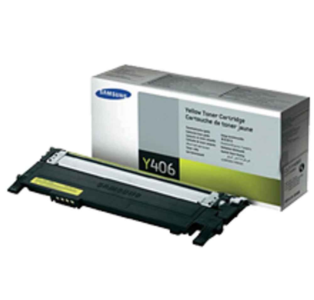 Samsung CLT-Y406S Laser Toner Cartridge Yellow