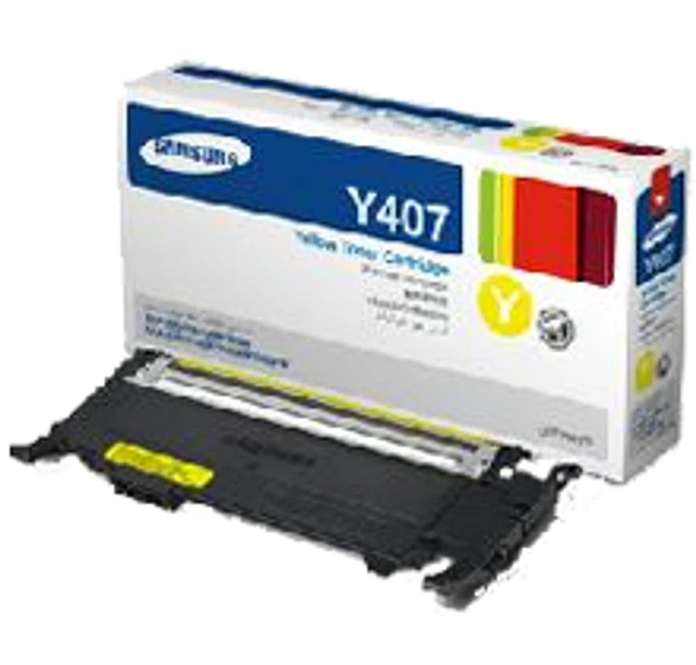 Samsung CLT-Y407S Laser Toner Cartridge Yellow