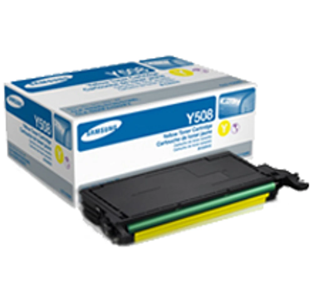 Samsung CLT-Y508S Laser Toner Cartridge Yellow