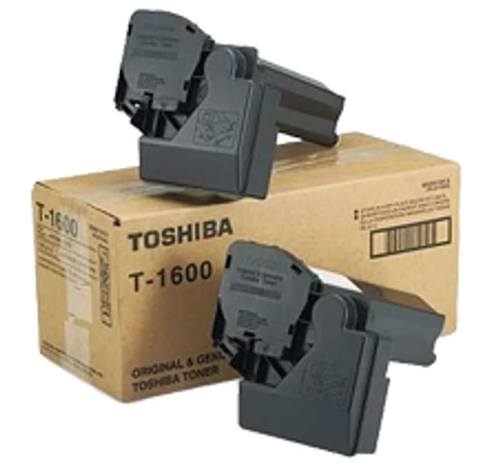 TOSHIBA T1600 Laser Toner Cartridge Box of 2