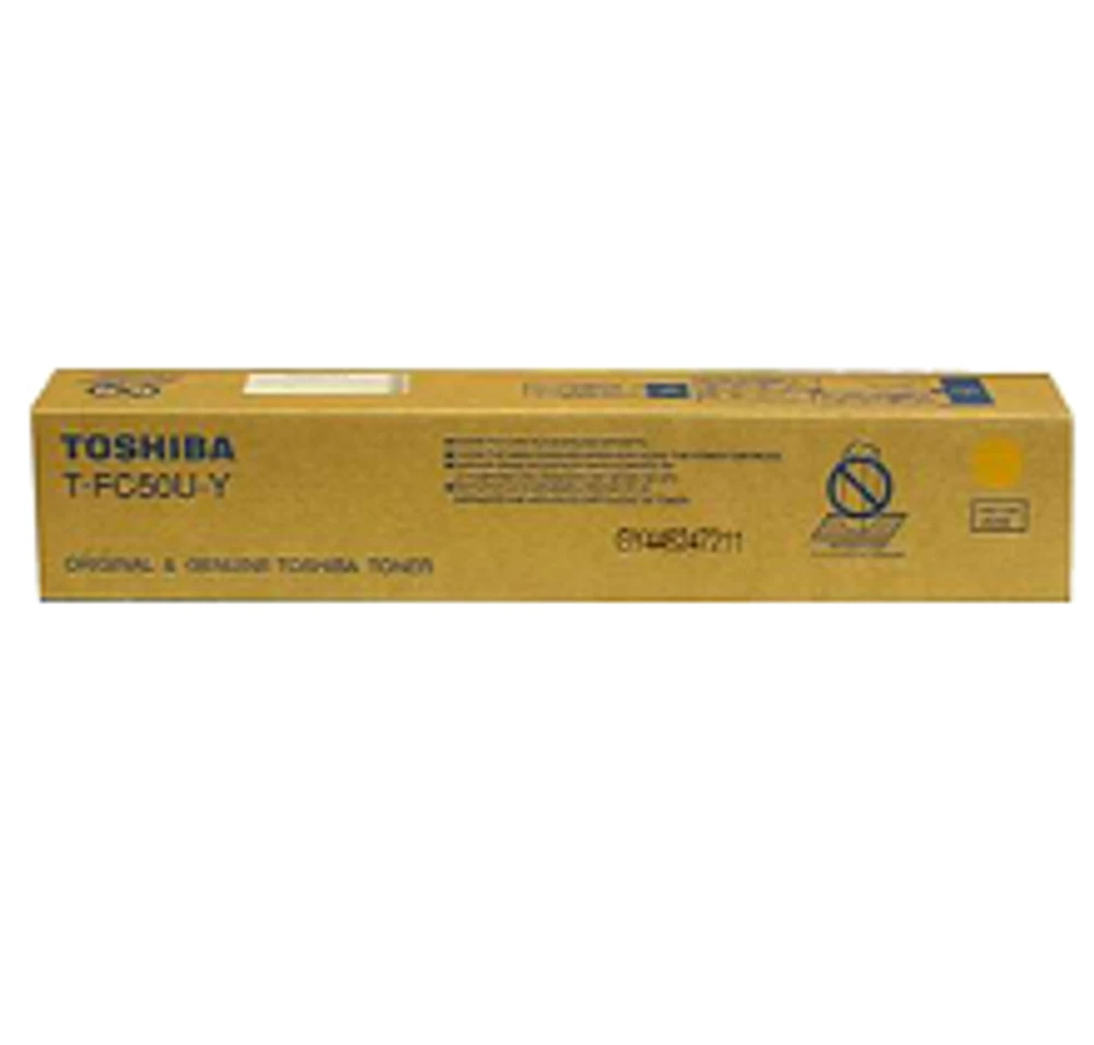 TOSHIBA TFC50UY Laser Toner Cartridge Yellow