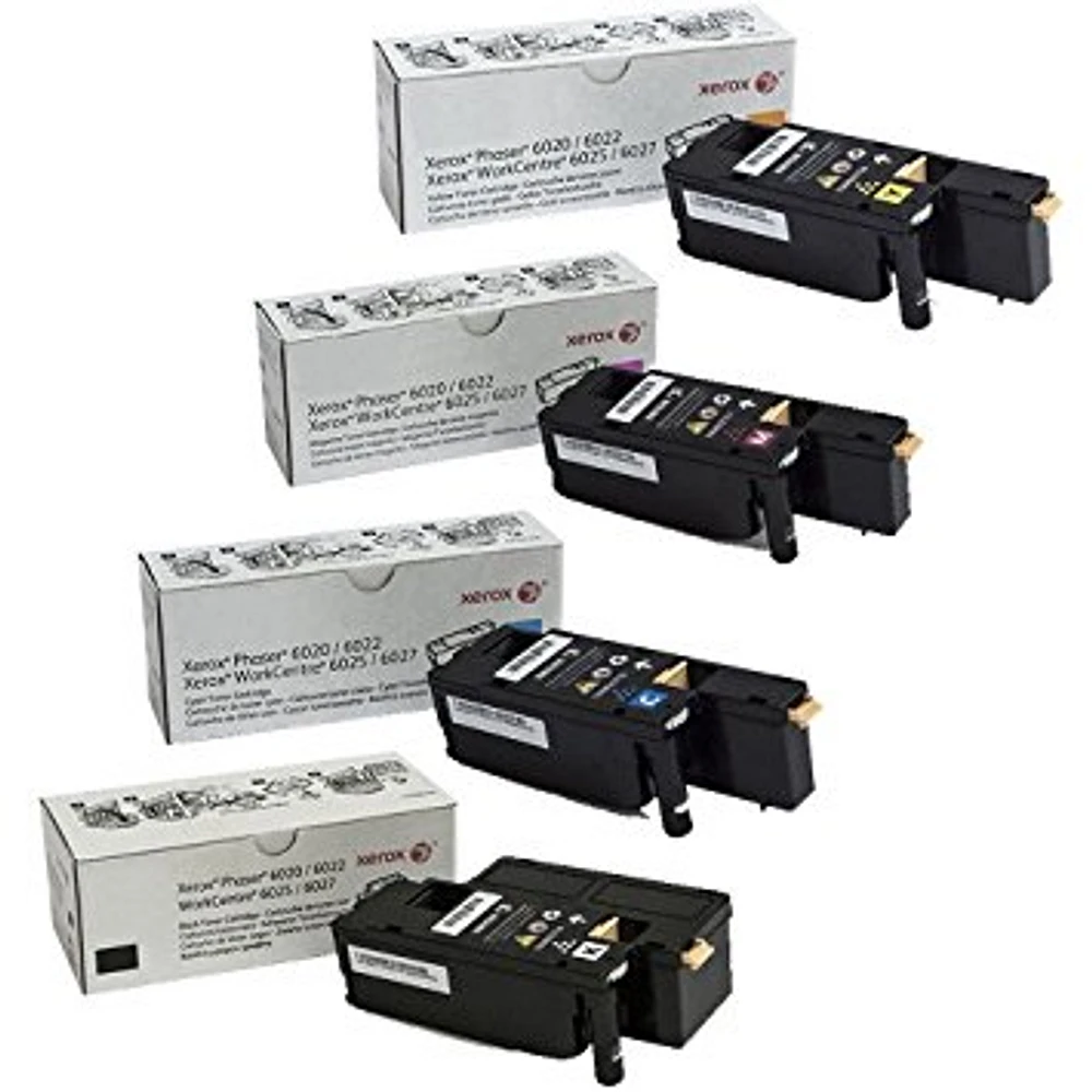 XEROX Laser Toner Cartridge Set Black Cyan Magenta Yellow