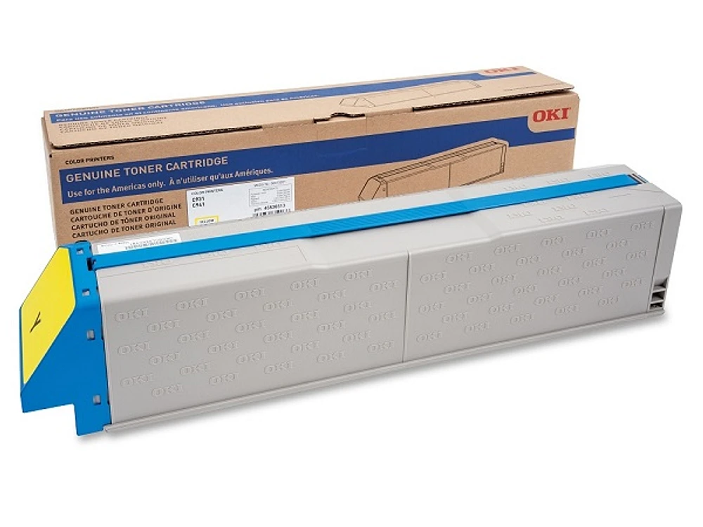 Brand New Original Okidata Yellow Laser Toner Cartridge