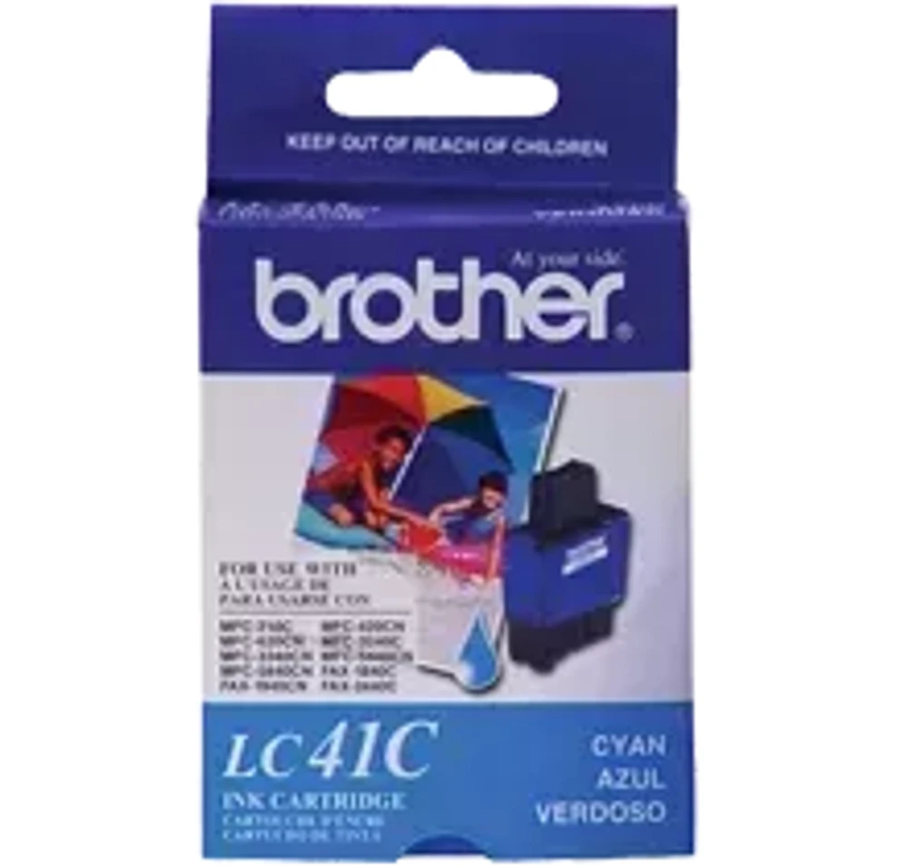 Brand New Original Brother LC-41C Ink / Inkjet Cartridge - Cyan