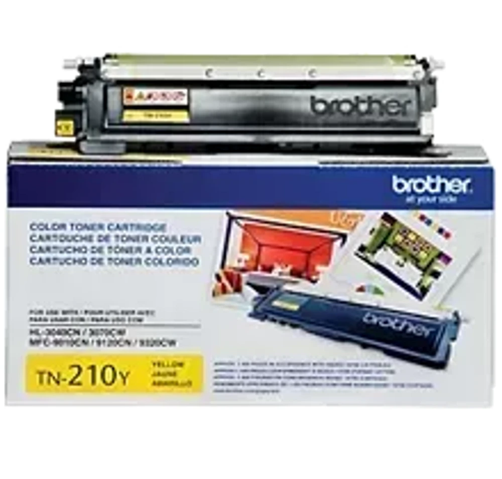 Brand New Original Brother TN-210Y Laser Toner Cartridge - Yellow