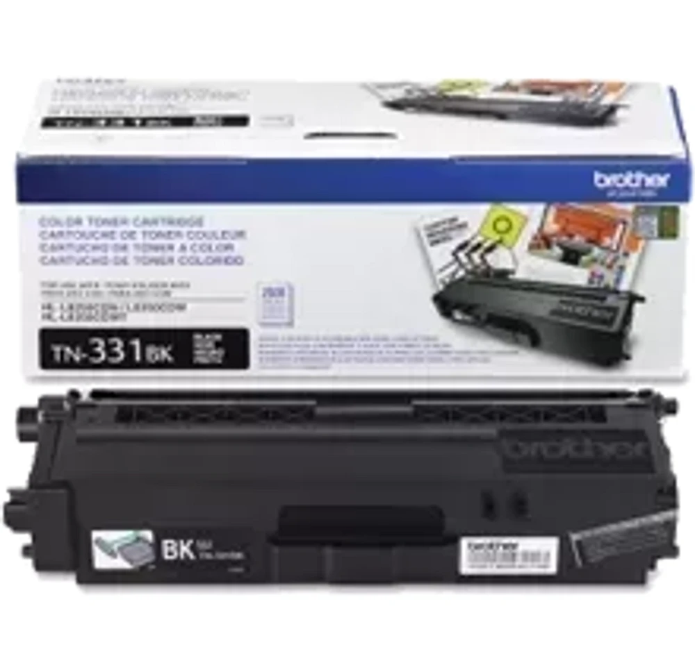 Brand New Original Brother TN-331BK Laser Toner Cartridge - Black