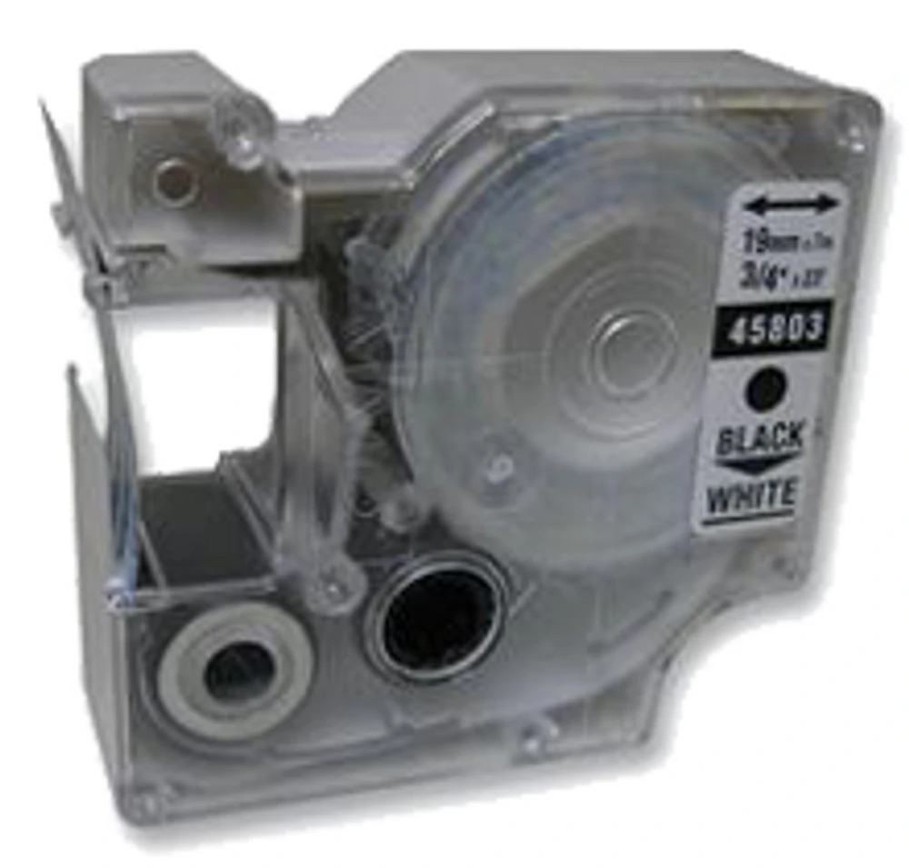 DYMO Label Tape Black on White
