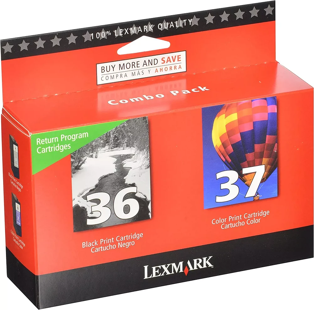 ~Brand New Original Lexmark IBM 18C2130 / 18C2160 (36 / 37) Set INK / INKJET Cartridge