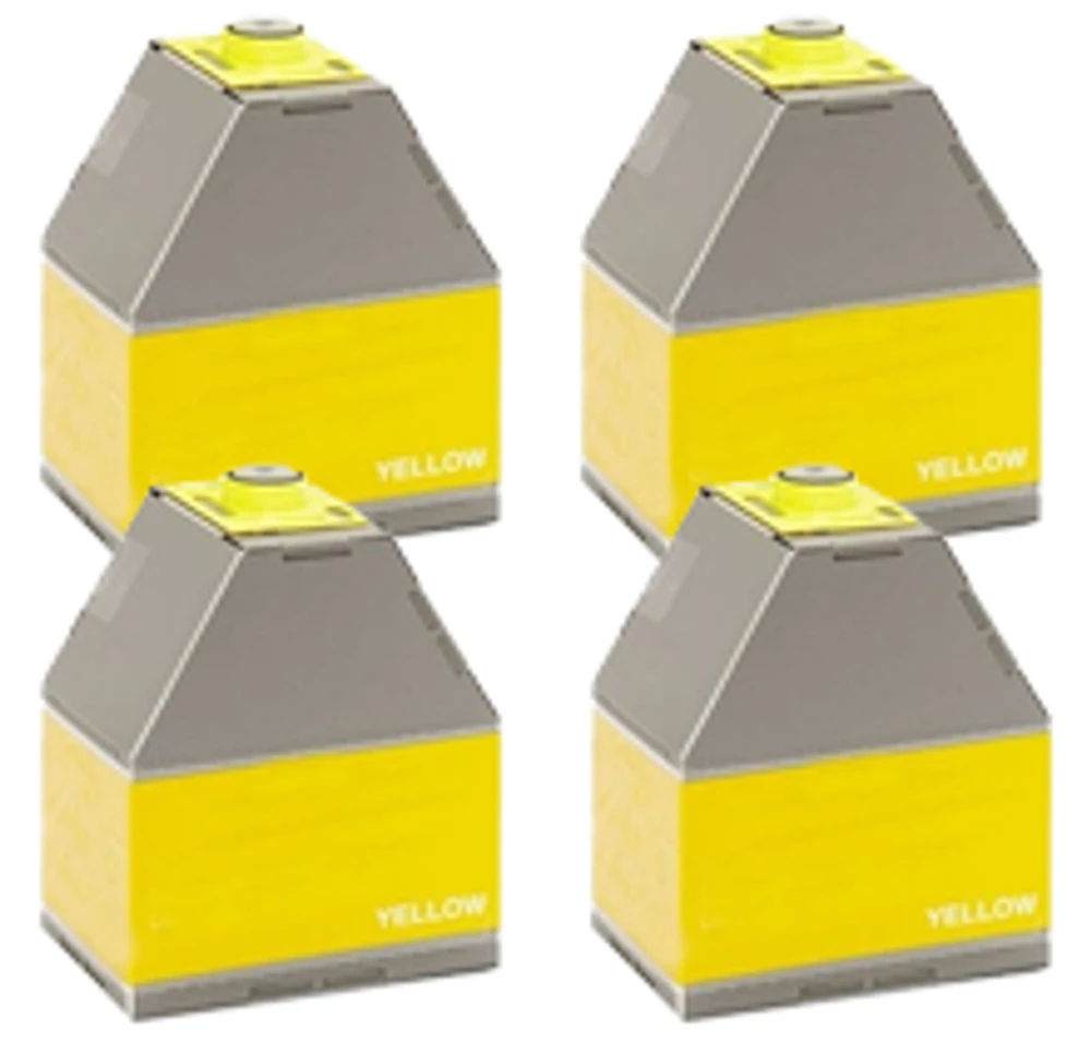 RICOH 888232 Laser Toner Cartridge Yellow 4 Per Box