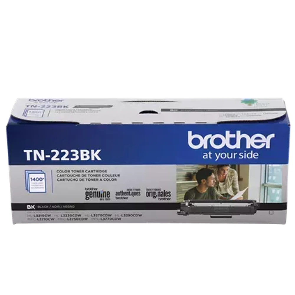 Brand New Original Brother TN-223BK Laser Toner Cartridge - Black